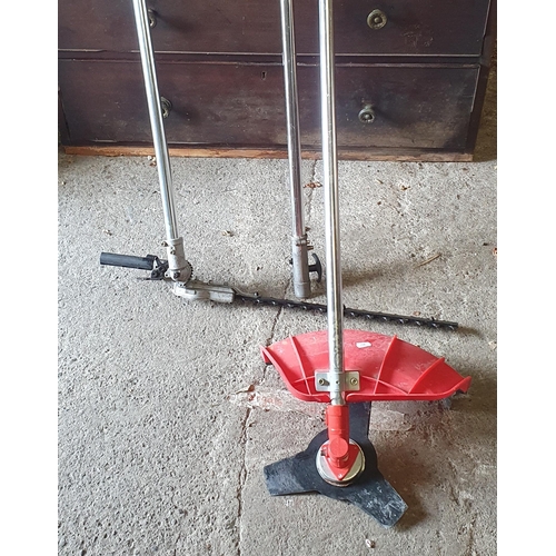 1009 - A T.MECH Extendable Garden Strimmer, Bush cutter with several attachments.