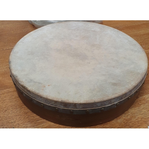 1021 - A Good Hand crafted goats skin Irish Bodhran by Malachy Kearns of Galway.