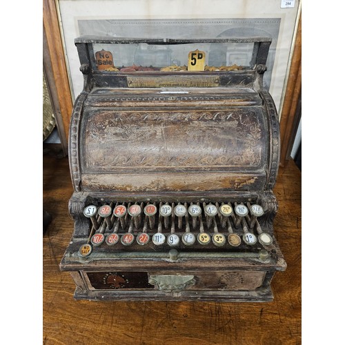 940A - A late 19th Century International Cash Register Cash Register with London retailer.