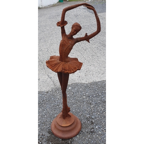17 - A Really good Cast Iron Statue of a Ballerina.
Height 115 cm approx.