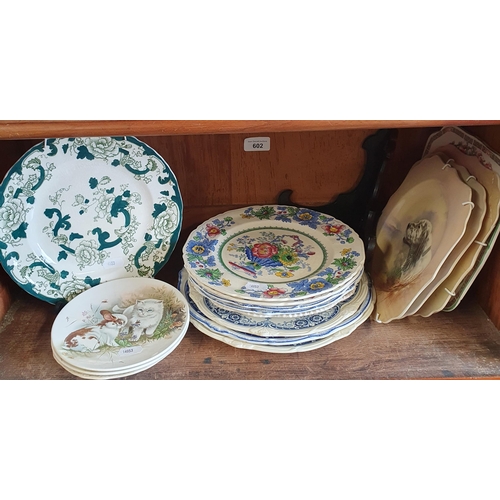 94 - A quantity of Masons and other Table Wares.