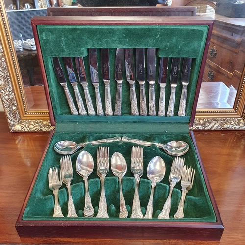 102 - A good cased set of Sheffield Cutlery.