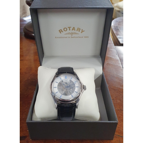 528 - A Rotary Men's Automatic Watch in its original box.