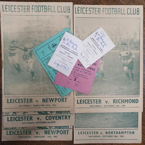 530 - A quantity of Football and Cricket Programmes to include England V Wales January 1952 and England V ... 