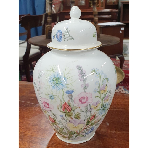 474 - A pair of 19th Century salt glaze Vases along with another Pot. H 28 cm approx.