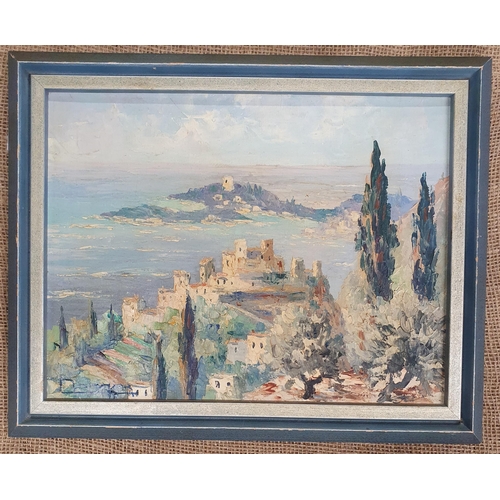 899 - A Group of three framed Oil Paintings.
Largest H 27 x W 34 cm approx.