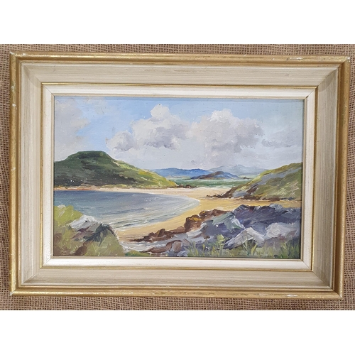 899 - A Group of three framed Oil Paintings.
Largest H 27 x W 34 cm approx.