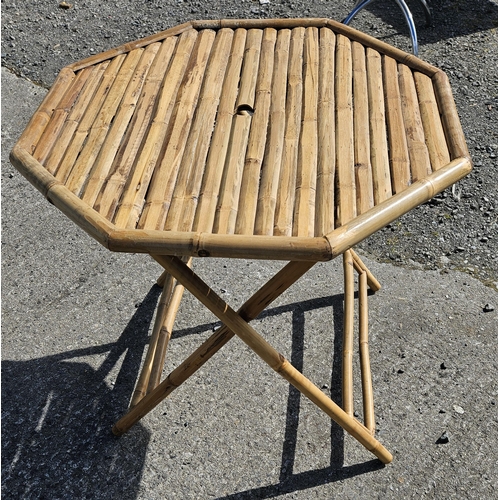 15A - A Bamboo fold up Table.