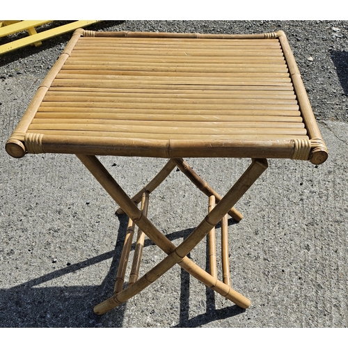 15B - A Bamboo fold up Table.