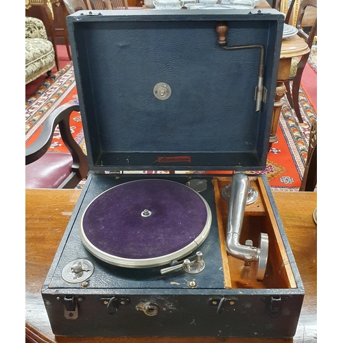 107 - A Mastertone cased Gramophone.