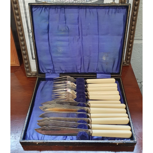 194 - A good quantity of cased Flatware.