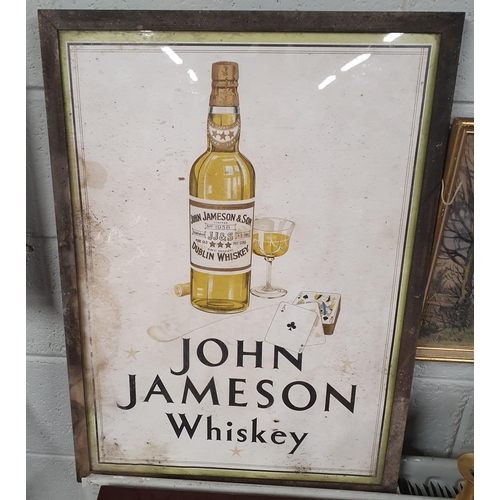 298 - A good original John Jameson Whiskey coloured Print. H 75 x W 54 cm approx.