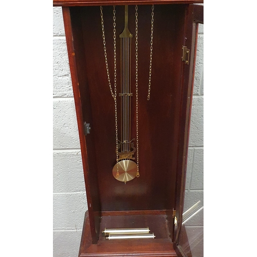 183 - A 20th Century Tempus Fugit Longcase Clock. W 50 x H 190 cm approx.