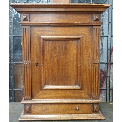 191 - A 19th Century Mahogany single door Cabinet. 45 x 25 x H 53 cm approx.