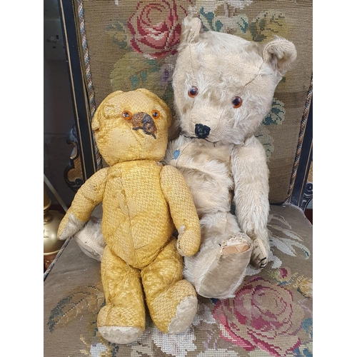 194 - Two very Vintage teddy Bears.