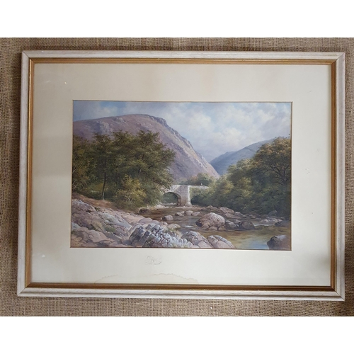 278 - Frederick Foot. British b 1830 a landscape artist from Ashburton in Devon, a 19th Century Watercolou... 