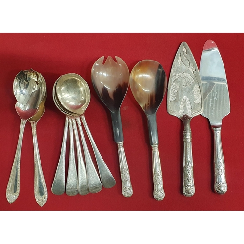 330A - A large quantity of  Silver Plate Cutlery (over 100 pieces) predominately  Newbridge silverware, to ... 