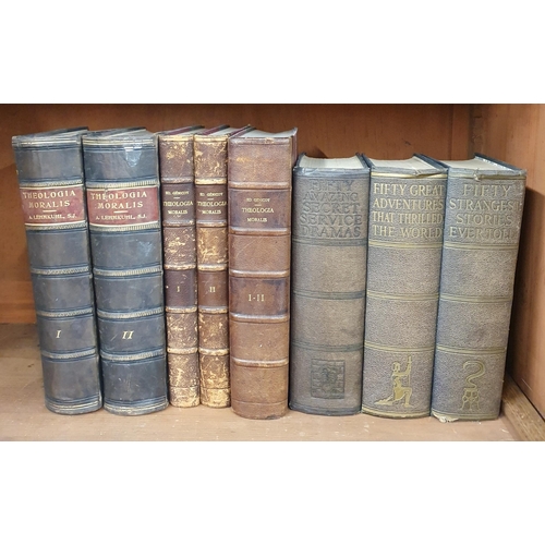 336 - Two Volumes of Theologia Moralis by Augustino Lehmkuhl. MCMX along with another two volumes of the s... 