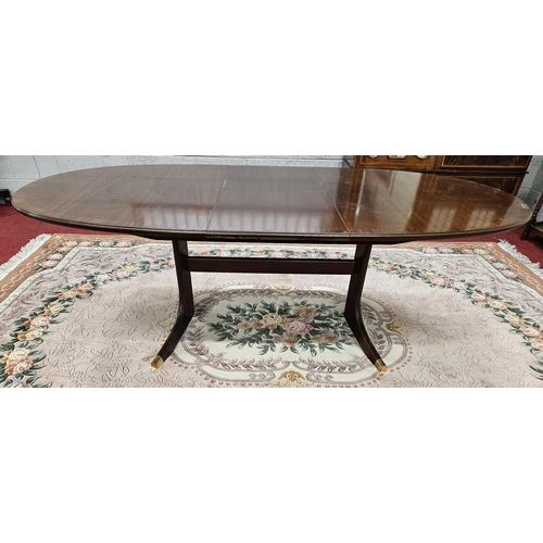 468 - A 20th Century G Plan Dining Table with centre leaf. 160 x 106 x H 71, extended 206 cm approx.