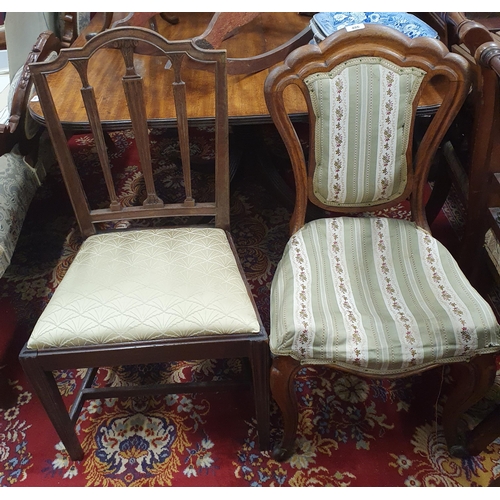 486 - Two 19th Century Mahogany Dining Chairs.