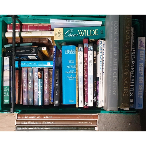 600 - A Quantity of Books in one crate of Art, Poetry Classics and Gardening interest.