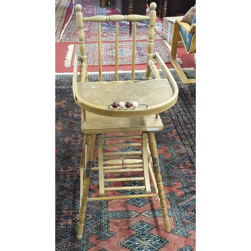 743 - An early 20th Century Bentwood style child's Chair. H 100 x W 40 x D 53 cm approx.