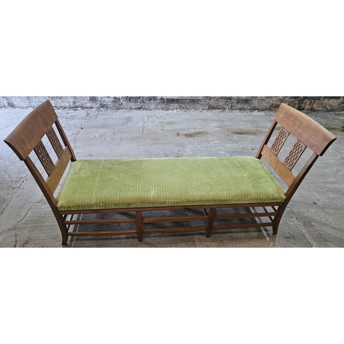 281 - An unusual large timber Daybed.