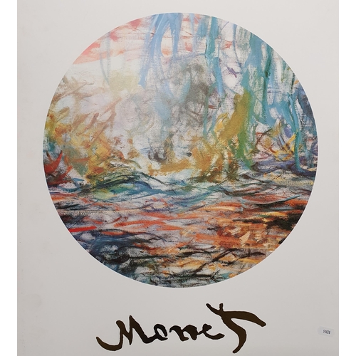 128 - A large collection of unframed coloured Prints after Monet.