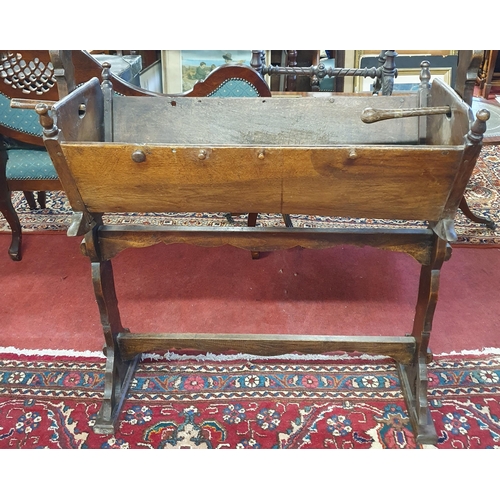 132 - A 19th Century Elm Cot. 86 x 40 x H 102 cm approx.