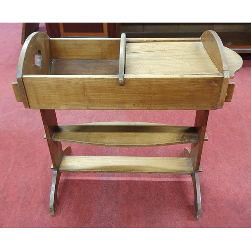 249 - A 19th century stripped Pine Bin. 57 x H 60 cm approx.