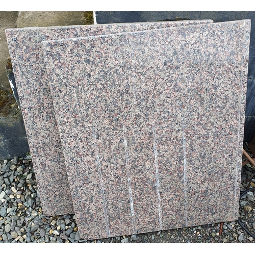 1413 - Two pieces of Stone counter/ draining board tops.
61 x 74 cm approx.