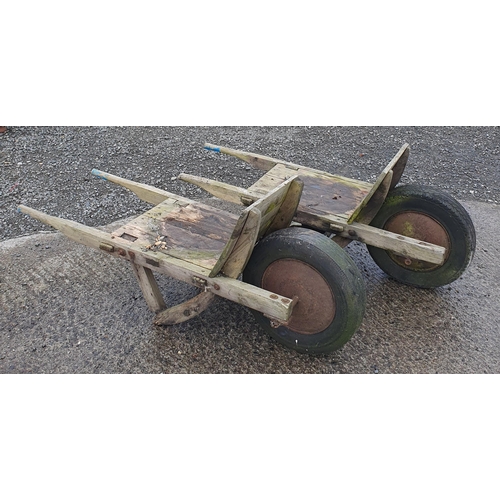 1417 - Two vintage Bog Carts. 
L 164 x W 55 cm approx.