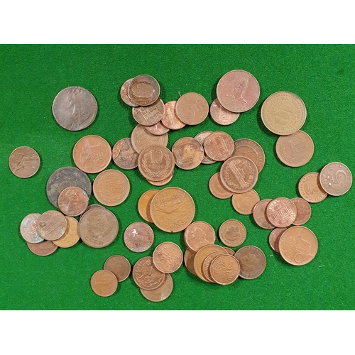 1456 - A quantity of Irish and other coins.