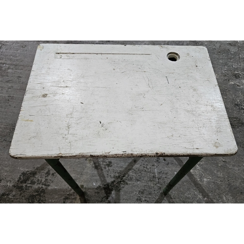 309 - An early to mid 20th Century school Desk. 63 x 45 x H 69 cm approx.