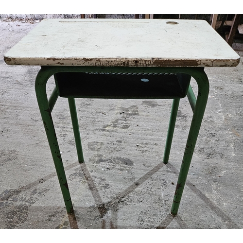 309 - An early to mid 20th Century school Desk. 63 x 45 x H 69 cm approx.