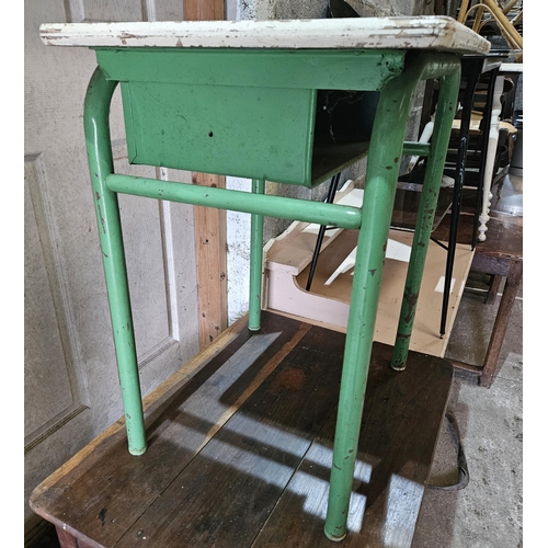 309 - An early to mid 20th Century school Desk. 63 x 45 x H 69 cm approx.