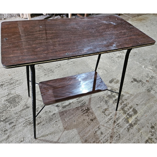 306 - A Retro 1950 -60's Table. 75 x 39 x H 69 cm approx.