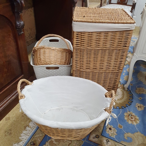 36 - A quantity of Baskets etc. largest 60 x 45 cm approx.