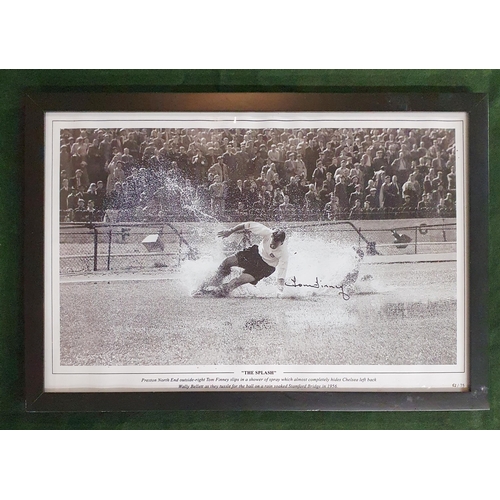 7 - 'Splash'. A limited edition Tom Finney Photograph. 52/75. 30 x 45 cm approx.