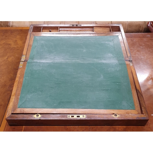 263 - A 19th Century Walnut writing Slope with fitted interior.
W 50 x D 26 x H 18 cm approx.