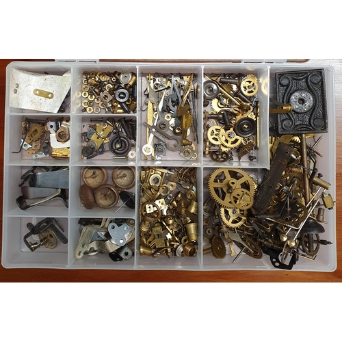 232 - A large quantity of Clock Parts and Clock Repair Machines.