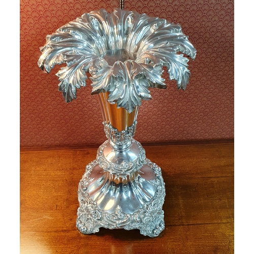 566 - Of Superb quality. An early 19th Century Silver Plated table Centrepiece by T & J Creswick, Sheffiel... 