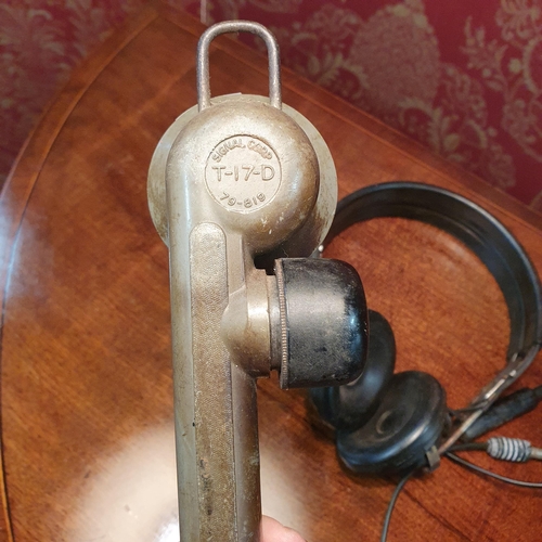 699 - A second World War American radio operator's Head Set.