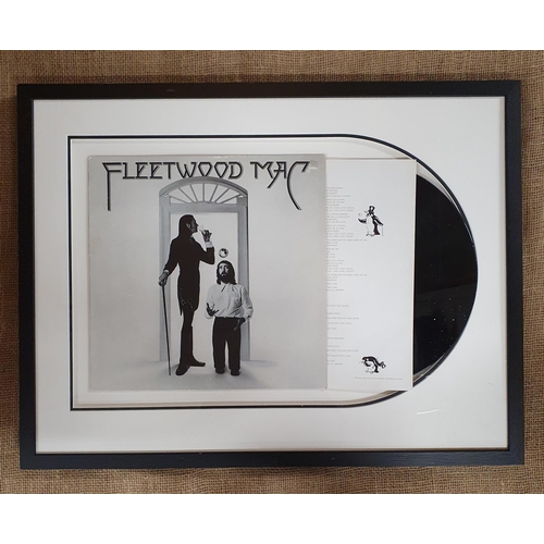 577 - A Framed 1975 Fleetwood Mac self titled LP. H 50 x W 65 cm approx.