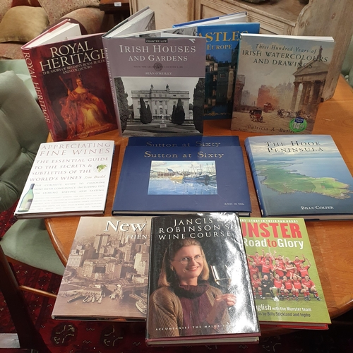 A good quantity of coffee table Books to include some Irish.