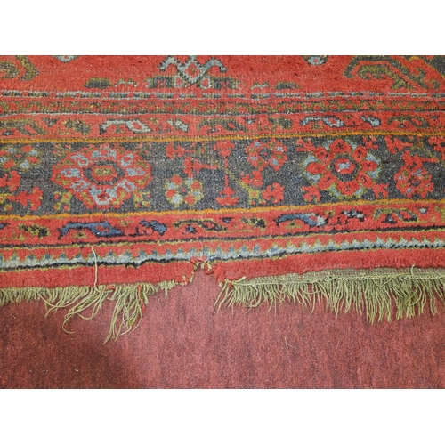 336 - An extremely large Vintage Turkish Carpet with multi borders and central medallion design. Purchased... 