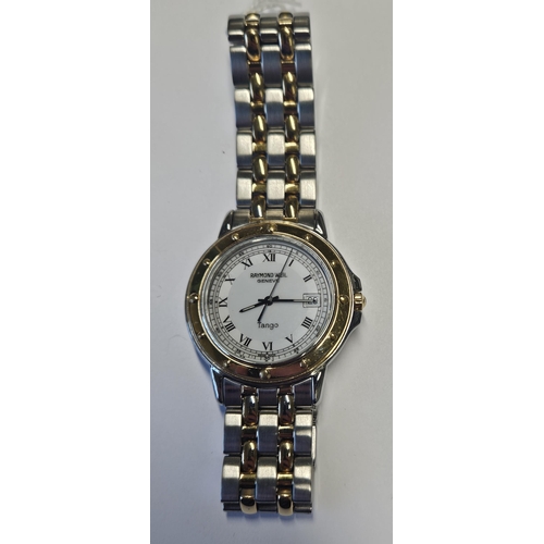 419 - A Gents bio Metal Raymond Weil Watch, keeping good time according to the owner.