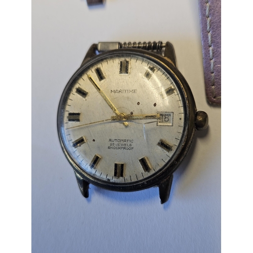 452 - A Maritime Automatic Watch along with a quantity of Watches.