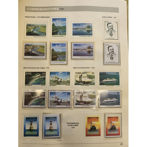 465 - A folio of Irish commemorative Stamps.