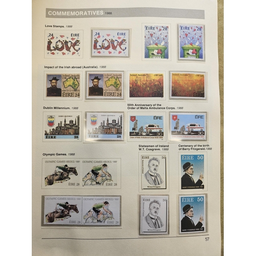 465 - A folio of Irish commemorative Stamps.